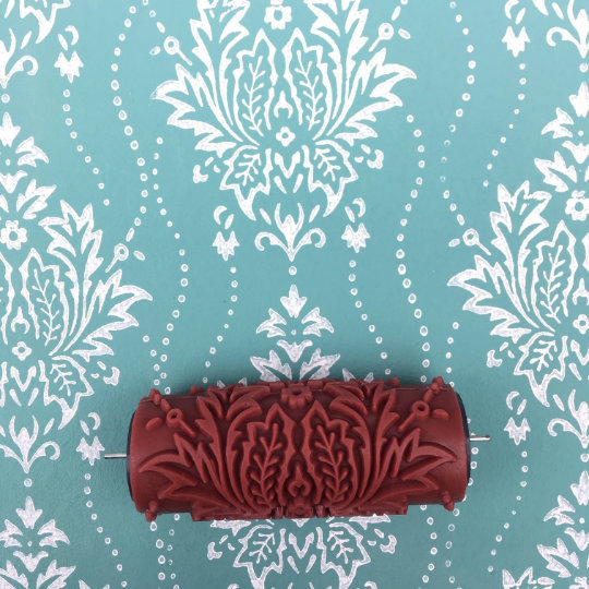 C2 Patterned paint roller Wall decoration house painting pattern paint roller 15cm patterned paint roller designs Roller Rock